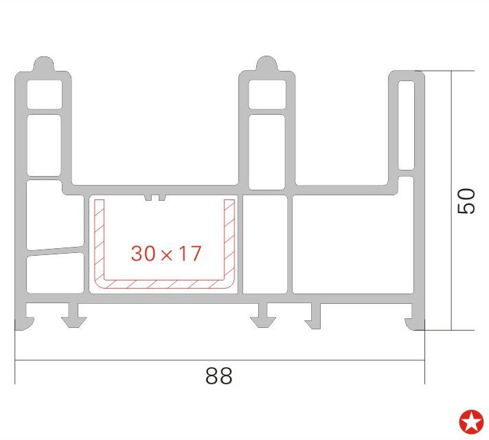 88推拉框A-1